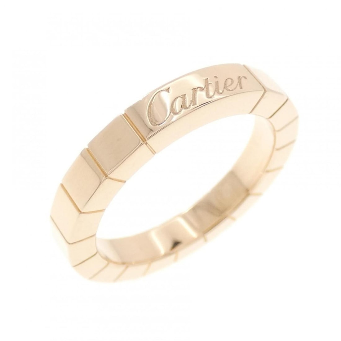 Cartier Lanieres Ring: --- Catalog ---Category: SizeJP Size: 8US Size: 4.5Category: DesignType: Band ringGender: WomenMaterial: Pink gold (18K)Category: GeneralLine: LanieresBrand: Cartier--- Item List ---Section: