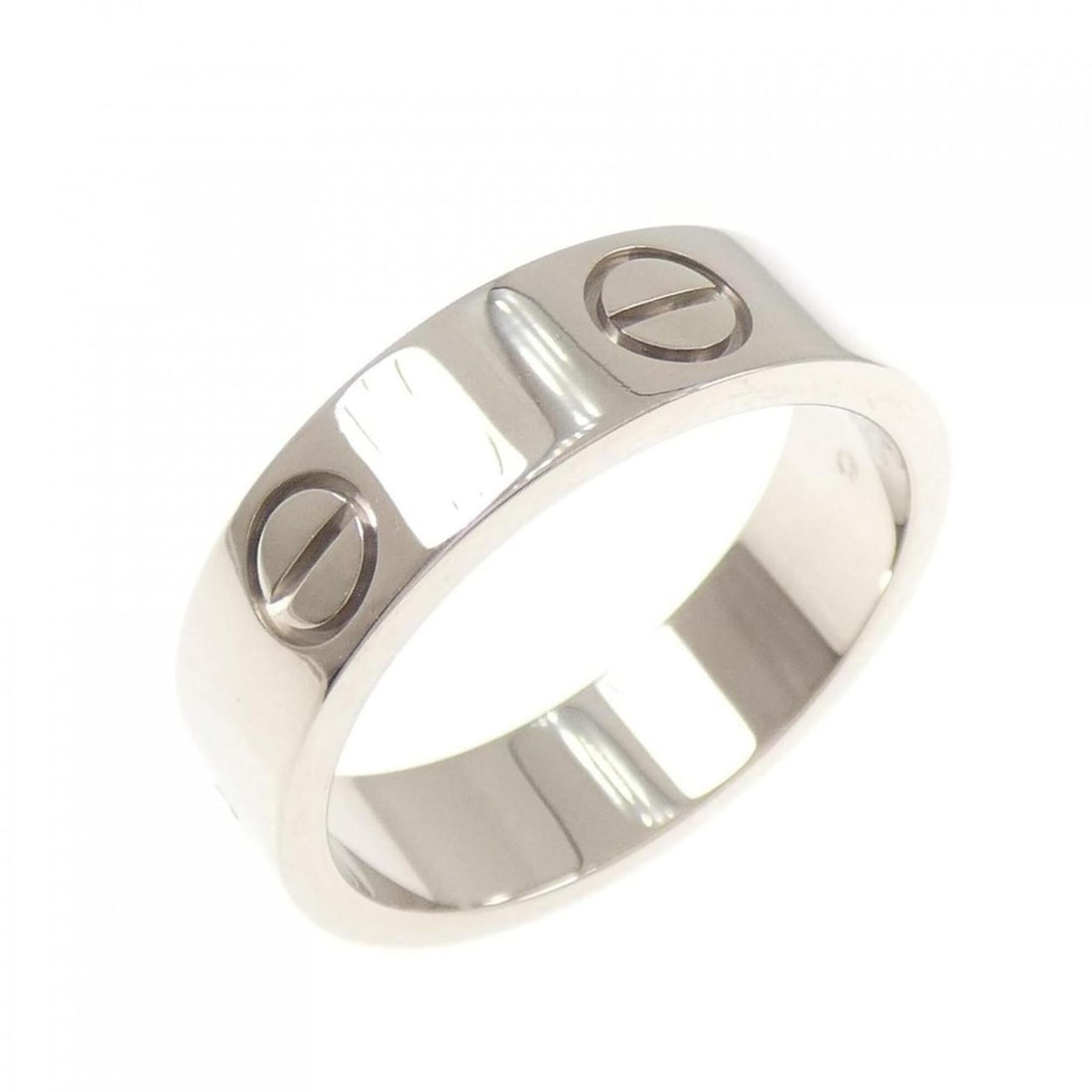 Cartier Love Ring: --- Catalog ---Category: SizeJP Size: 16US Size: 8Category: DesignType: Band ringGender: Men,WomenMaterial: White gold (18K)Category: GeneralLine: LoveBrand: Cartier--- Item List ---Section: