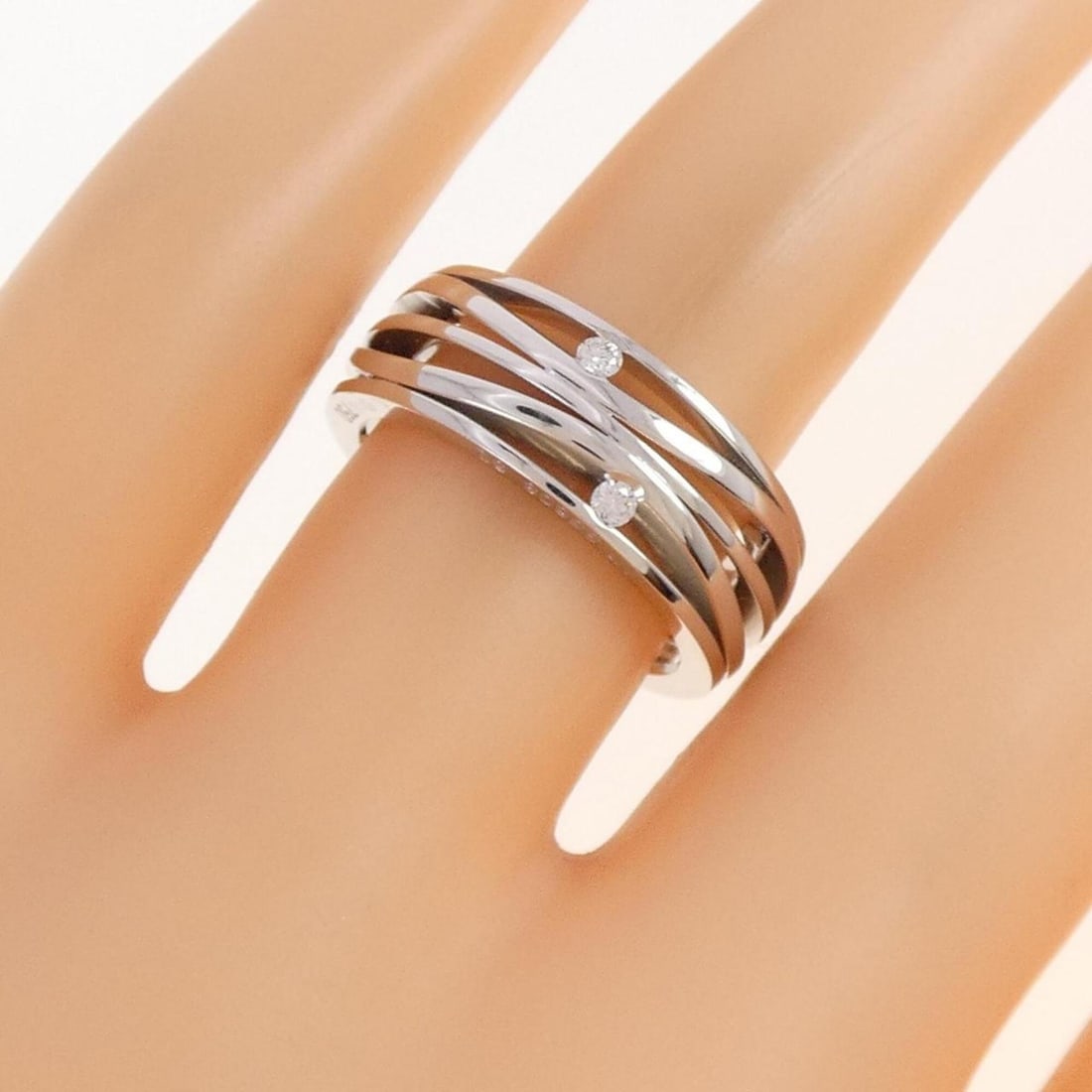 Omega Diamond Ring - 4