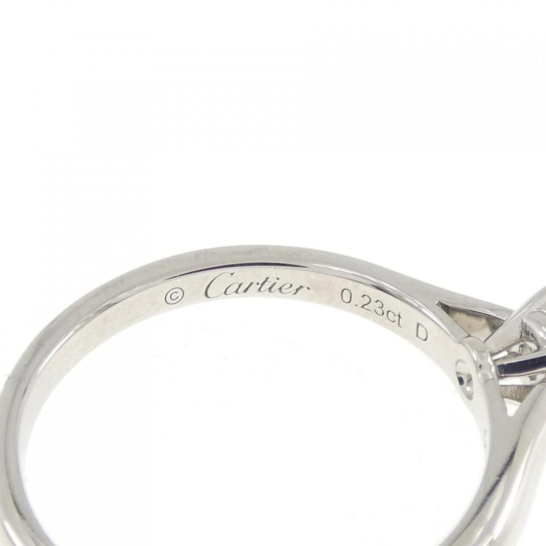 Cartier 1895 Ring, 0.23ct E IF 3EXT - 4