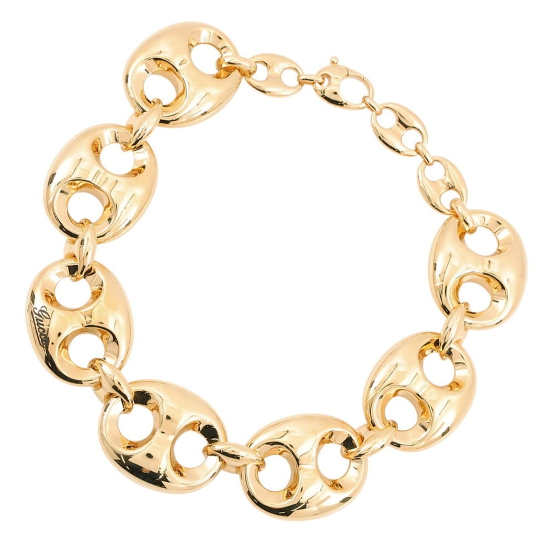 Gucci Marine Choker Necklace, GUCCI Necklace for Women,: --- Catalog ---Category: SizePendant Size: 3.7mm / 0.14''Neck Circumference: 45 cm / 17.71''Category: DesignColor: GoldGender: WomenMaterial: Gold platingNecklace Type: NecklaceCategory: