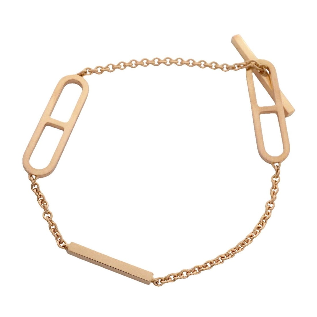 Hermes Everchaine d'Ancre Bracelet, 18K Pink Gold, Women's: --- Catalog ---Category: SizeLength: 15cm / 5.9''Category: DesignType: Charm braceletGender: WomenMaterial: Pink gold (18K)Category: GeneralBrand: Hermes--- Item List ---Section: ConditionRanking: Ran