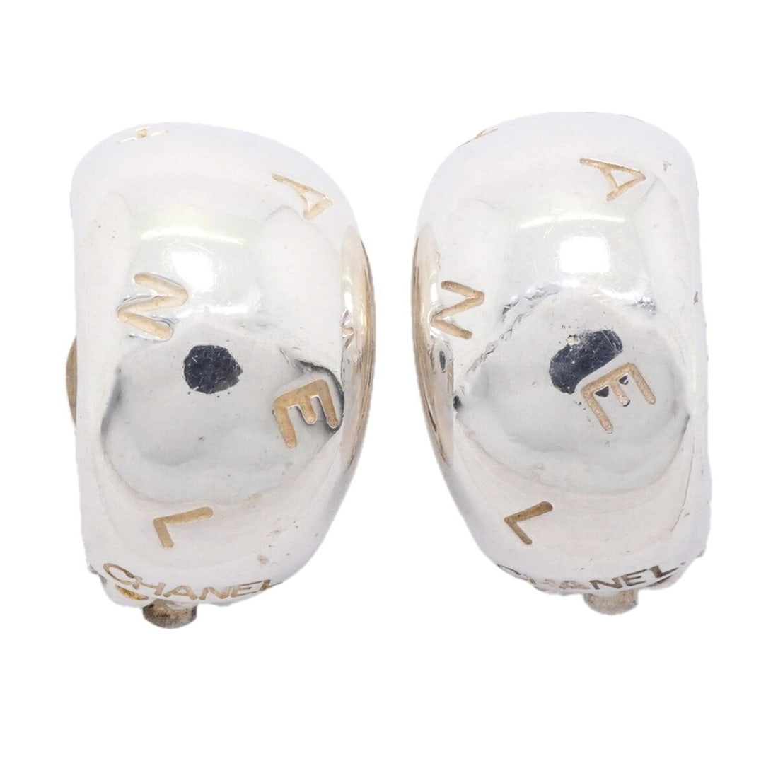Chanel Earrings, Sterling Silver 925, Women's, P3472157: --- Catalog ---Category: SizeSize (HxWxD): 22.80mm x 13.50mm / 0.90'' x 0.53''Category: DesignType: Clip earringsGender: WomenMaterial: Silver 925Category: GeneralBrand: Chanel--- Item List ---Section