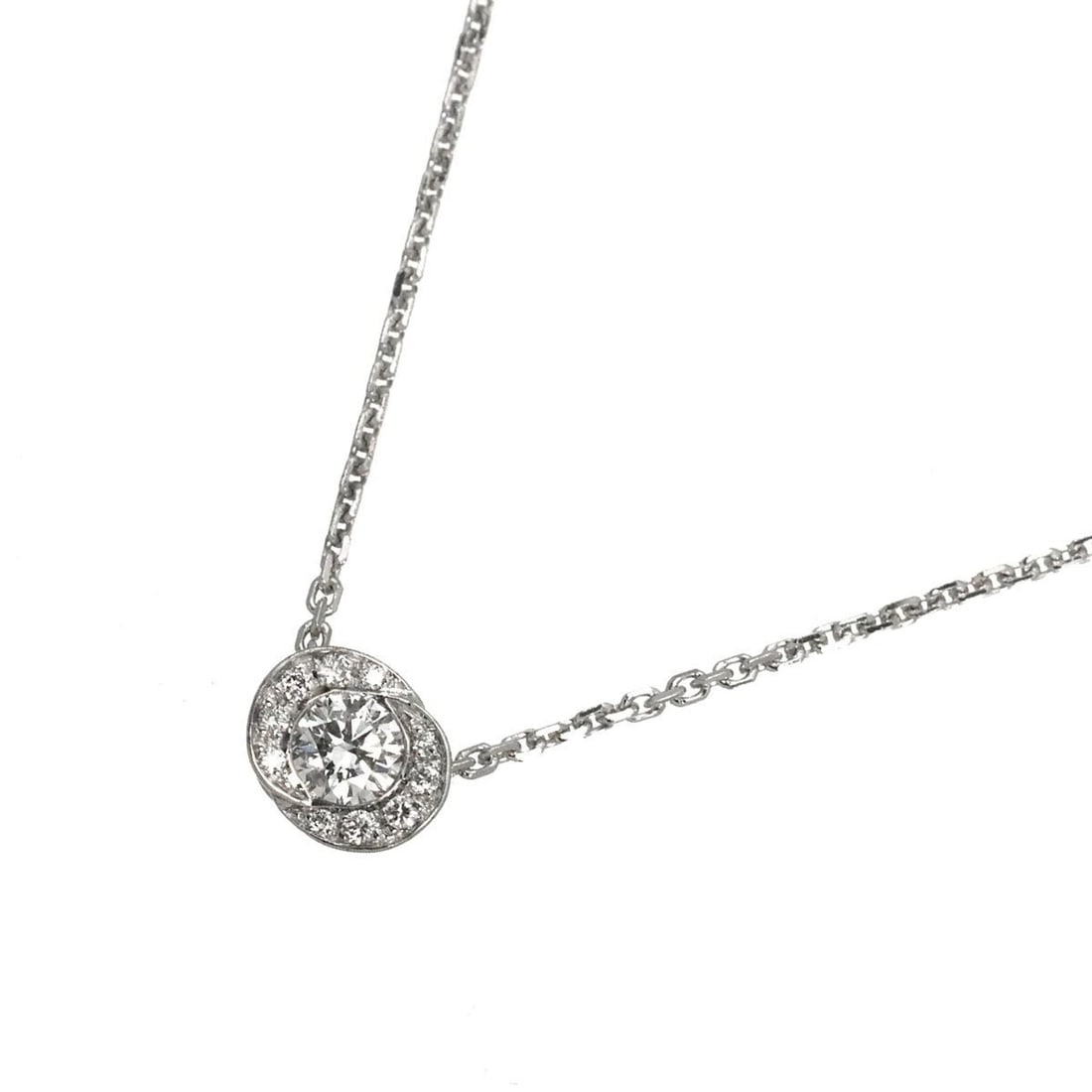 Bulgari BVLGARI Incontro d'Amore Diamond Necklace 43cm 18K WG White Gold 750: --- Catalog ---Category: SizePendant Size: 5mm x 6.1mm / 0.19'' x 0.24''Neck Circumference: 43 cm / 16.92''Category: DesignGender: WomenMaterial: White gold (18K)Necklace Type: NecklaceCategory: Gener