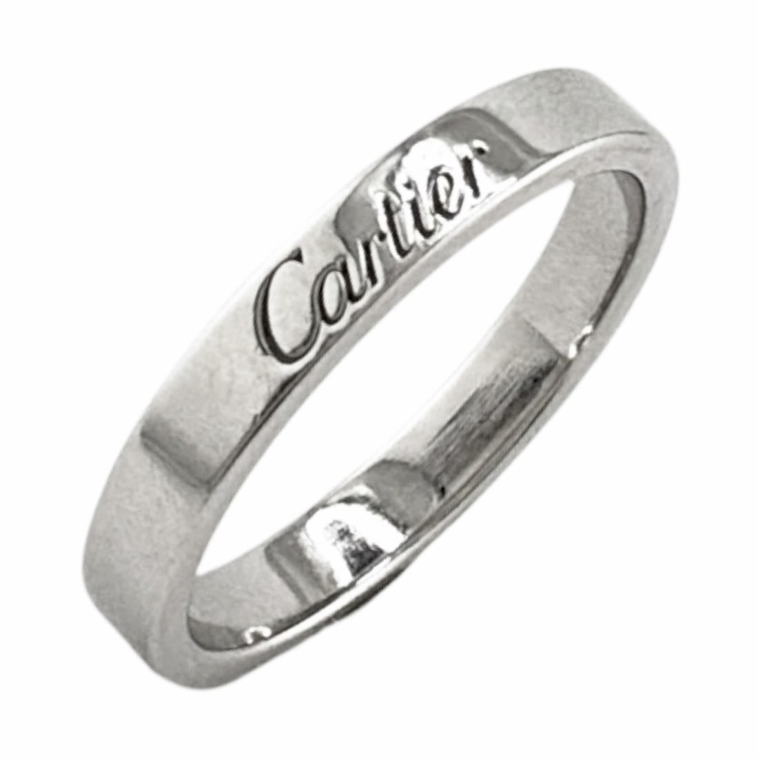 Cartier C de Wedding Ring, 1 Pt950 Platinum, Women's CARTIER (1 of 7)