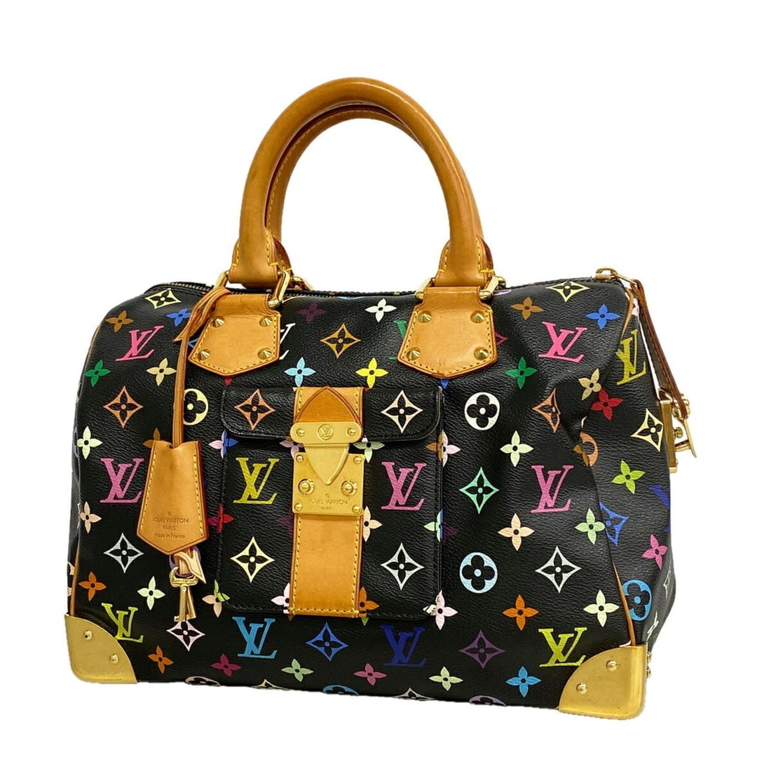 Louis Vuitton Monogram Multicolor Speedy 30 Handbag M92642 Noir (Women's): --- Catalog ---Category: SizeSize (HxWxD): 22cm x 30.5cm x 18cm / 8.66'' x 12'' x 7.08''Category: DesignType: HandbagColor: NoirGender: WomenCategory: GeneralMPN: M92642Brand: Louis Vuitton--- Item Li