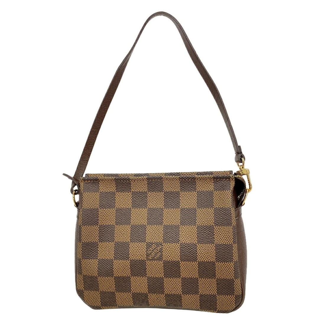 Louis Vuitton Damier Trousse Makeup Bag/Pouch N51982 Ebene (Women's): --- Catalog ---Category: SizeSize (HxWxD): 13.5cm x 17cm x 5.5cm / 5.31'' x 6.69'' x 2.16''Category: DesignType: PouchColor: EbeneGender: WomenCategory: GeneralMPN: N51982Brand: Louis Vuitton--- Item