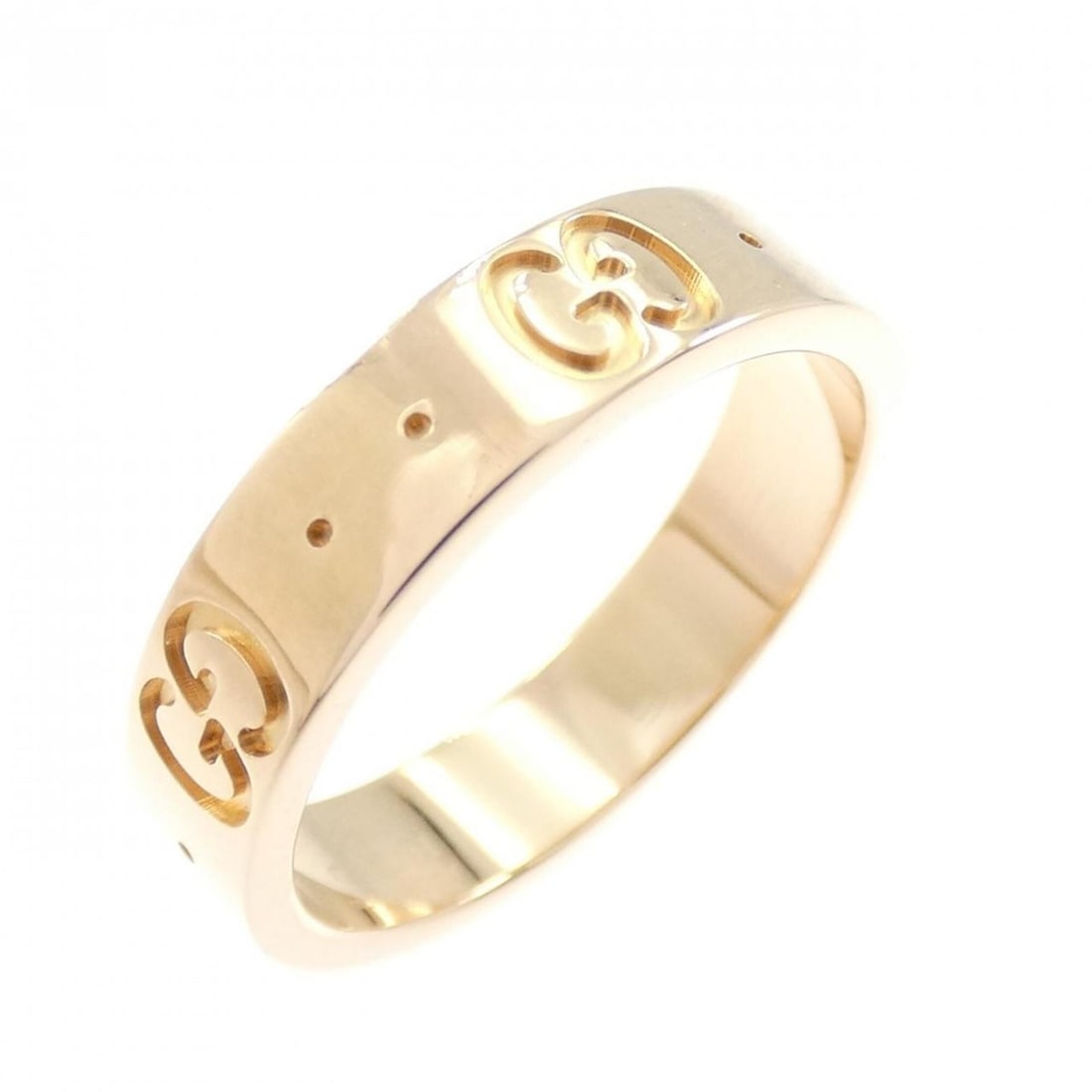 Gucci Icon Ring: --- Catalog ---Category: SizeJP Size: 7.5US Size: 4Category: DesignType: Band ringGender: WomenMaterial: Pink gold (18K)Category: GeneralMPN: 152045 J8500 5702Brand: Gucci--- Item List ---Section: Con