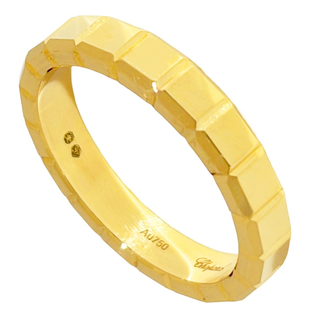 Chopard Ice Cube Ring, approximately 18K Yellow Gold (7.8g), 829834-0016.: --- Catalog ---Category: SizeJP Size: 18.5US Size: 9Category: DesignType: Band ringGender: Women,MenMaterial: Yellow gold (18K)Category: GeneralBrand: ChopardModel: 829834-0016--- Item List ---Section