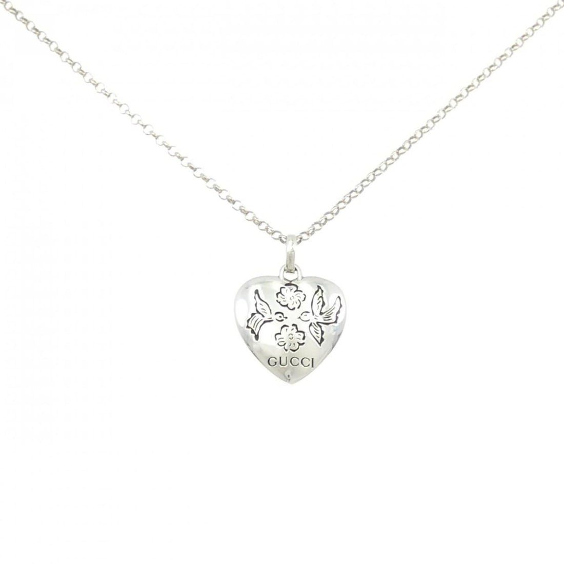 Gucci Heart 925 Necklace: --- Catalog ---Category: SizePendant Size: 27.8mm x 19.9mm / 1.09'' x 0.78''Neck Circumference: 45 cm - 50 cm / 17.71'' - 19.68''Category: DesignGender: WomenMaterial: Silver 925Necklace Type: Necklac