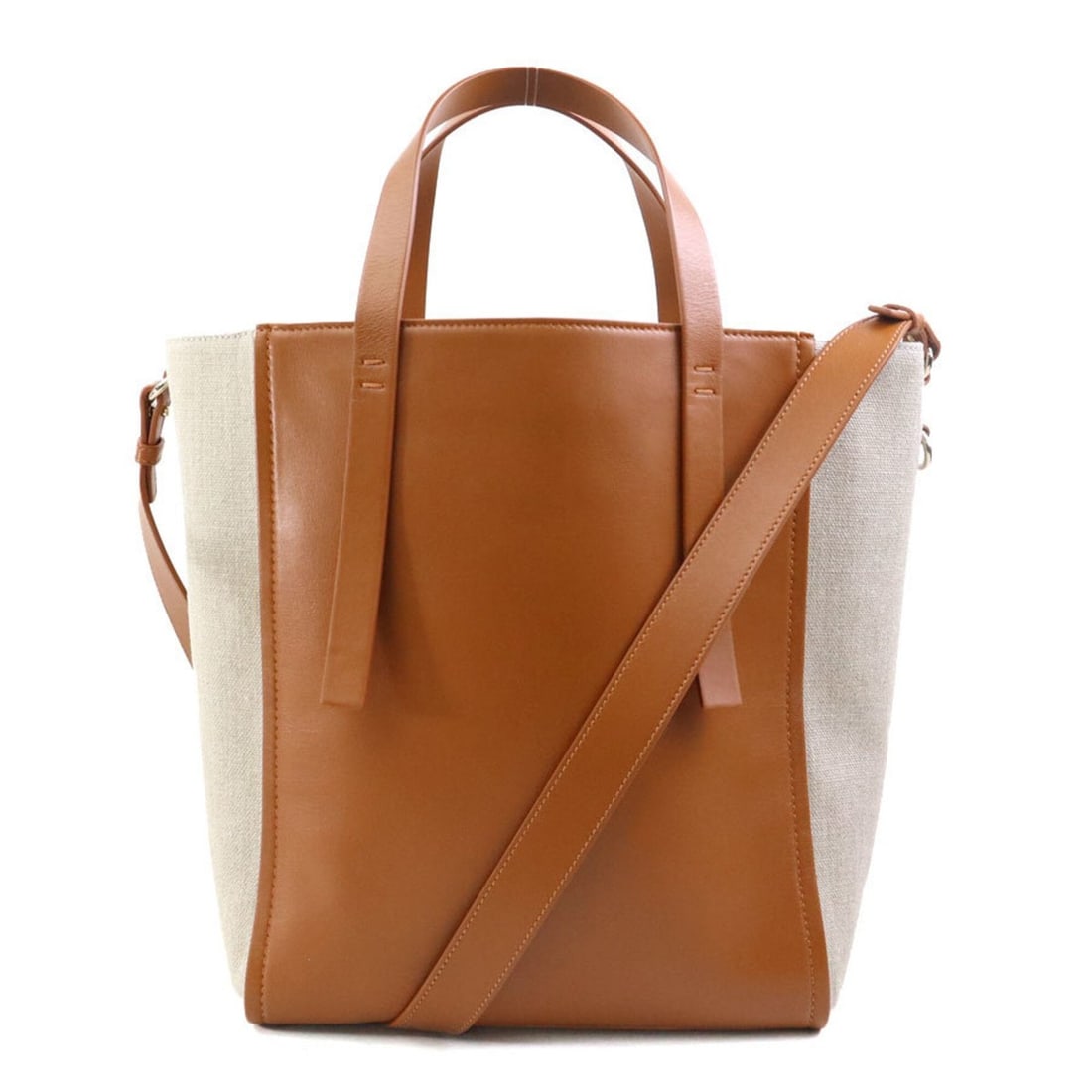 Chloé Chloe handbag/shoulder bag, Sense, leather and canvas, brown x beige, women's, 90239a: --- Catalog ---Category: SizeSize (HxWxD): 32cm x 23cm x 15.5cm / 12.59'' x 9.05'' x 6.1''Category: DesignType: Handbag, Shoulder bagColor: Beige, BrownGender: WomenMaterial: Leather , Canvas Category