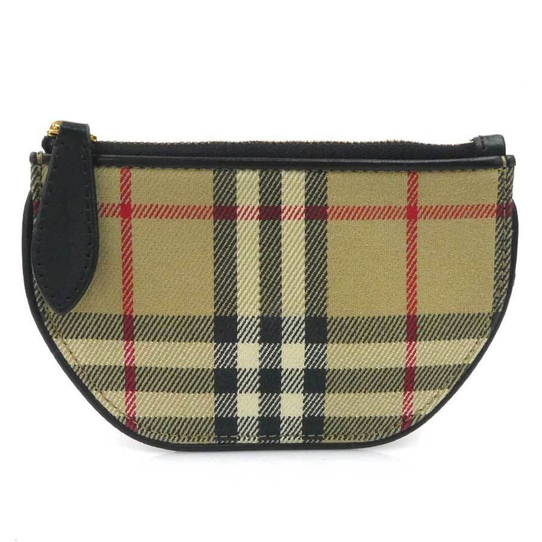 Burberry BURBERRY Wallet/Coin Case, Canvas, Beige x Black, Men's/Women's, r11055g: --- Catalog ---Category: SizeSize (HxWxD): 9.5cm x 14.5cm / 3.74'' x 5.7''Category: DesignType: Coin purse/coin caseColor: Beige, BlackGender: Men,WomenMaterial: Canvas Category: GeneralBrand: Burberr