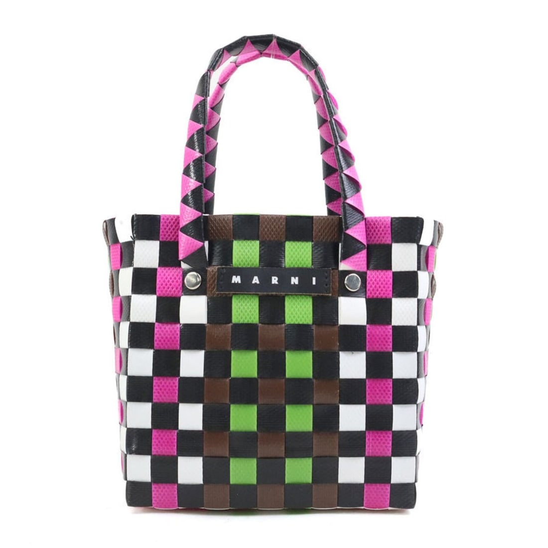 MARNI handbag, polypropylene, multicolor, women's, h31987a: --- Catalog ---Category: SizeSize (HxWxD): 15cm x 14.5cm x 9cm / 5.9'' x 5.7'' x 3.54''Category: DesignType: HandbagColor: Multi-colorGender: WomenMaterial: Polypropylene Category: GeneralBrand: Marni