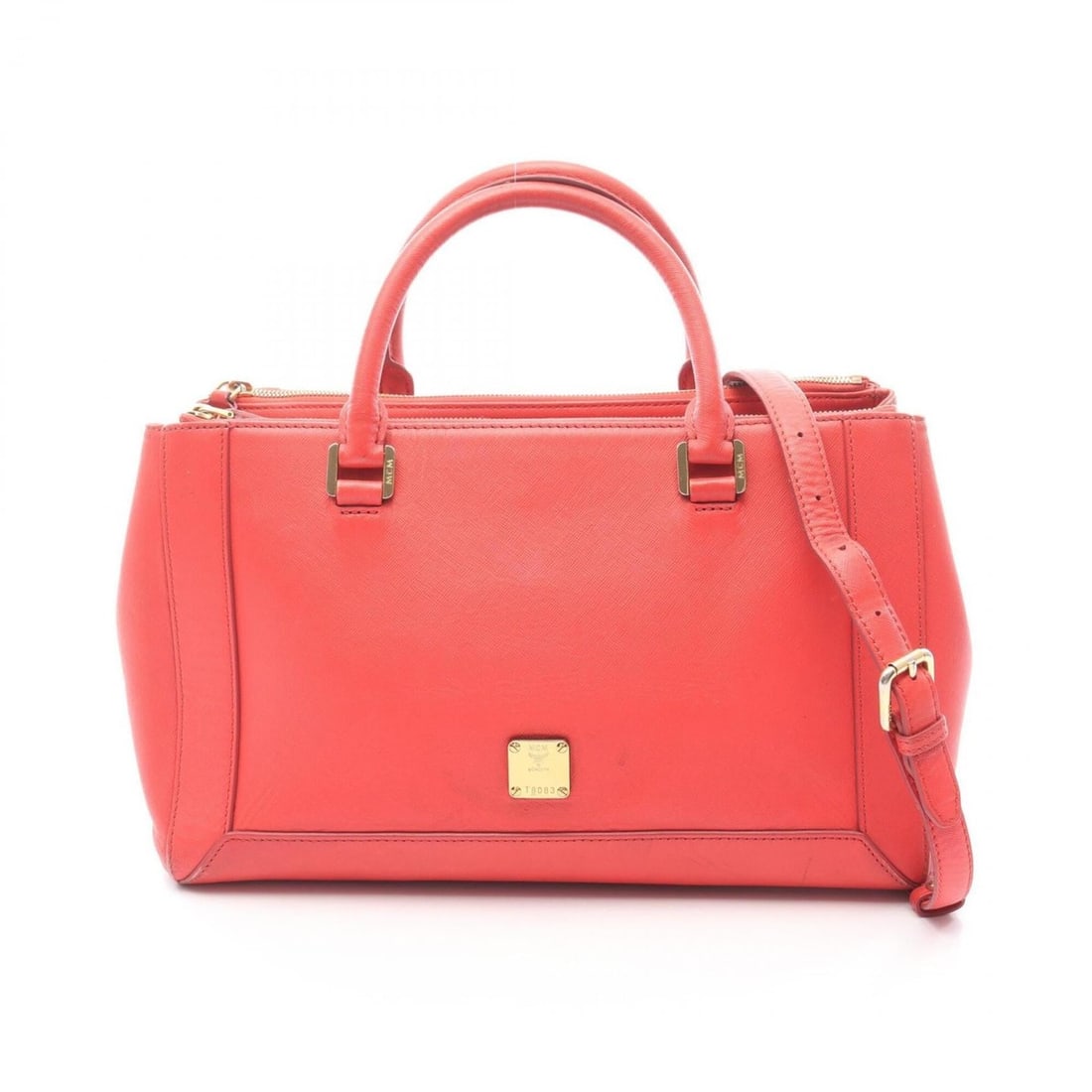 MCM Tote Bag Handbag Leather Women's Red: --- Catalog ---Category: SizeSize (HxWxD): 21.5cm x 34.5cm x 14.5cm / 8.46'' x 13.58'' x 5.7''Category: DesignType: Handbag, Tote bagColor: Red colorGender: WomenMaterial: Leather Category: GeneralBra