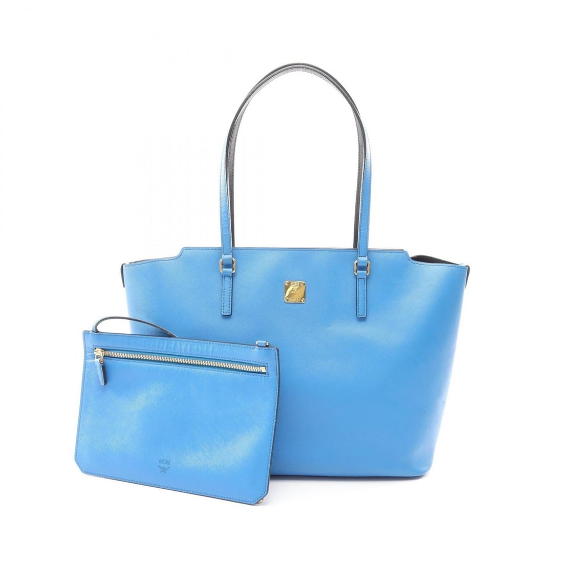 MCM Tote Bag Handbag Leather Women's Blue: --- Catalog ---Category: SizeSize (HxWxD): 28cm x 34cm x 13cm / 11.02'' x 13.38'' x 5.11''Category: DesignType: Handbag, Pouch, Tote bagColor: BlueGender: WomenMaterial: Leather Category: GeneralBrand