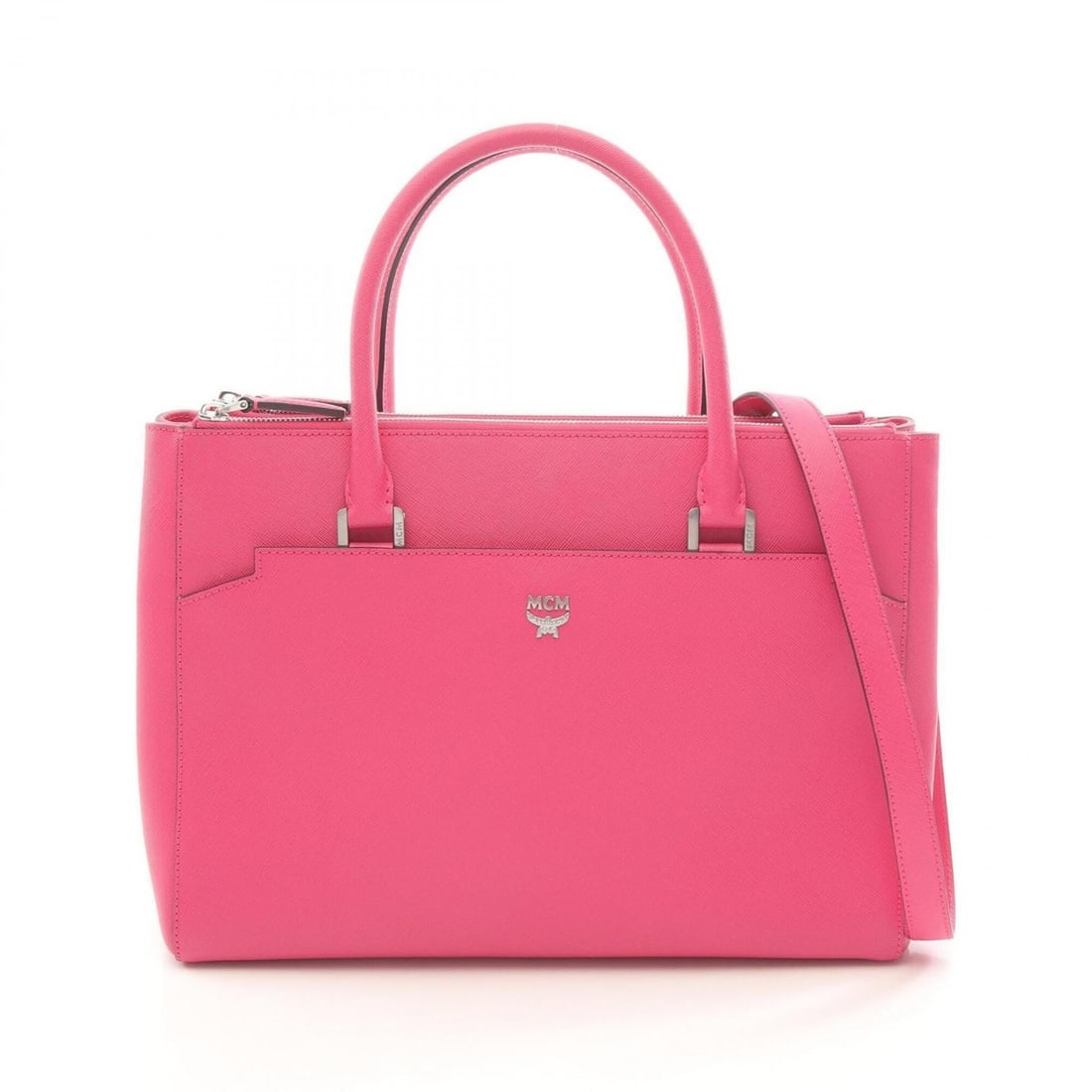 MCM Tote Bag Handbag Leather Women's Pink: --- Catalog ---Category: SizeSize (HxWxD): 25cm x 34cm x 13.5cm / 9.84'' x 13.38'' x 5.31''Category: DesignType: Handbag, Tote bagColor: PinkGender: WomenMaterial: Leather Category: GeneralBrand: MCM-