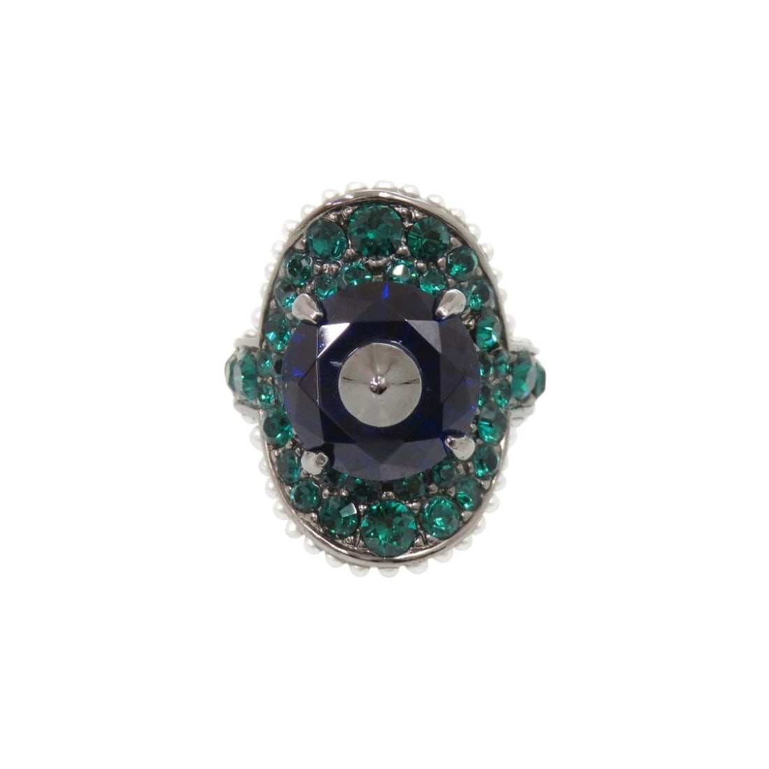 Gucci Metal Stone Rhinestone Faux Pearl Ring, Multicolor 0498GUCCI: --- Catalog ---Category: SizeJP Size: 16US Size: 8Category: DesignColor: Blue, Green, Gunmetal, Multi-colorGender: WomenMaterial: MetalCategory: GeneralBrand: GucciCountry of Origin: Italy--- Item Lis