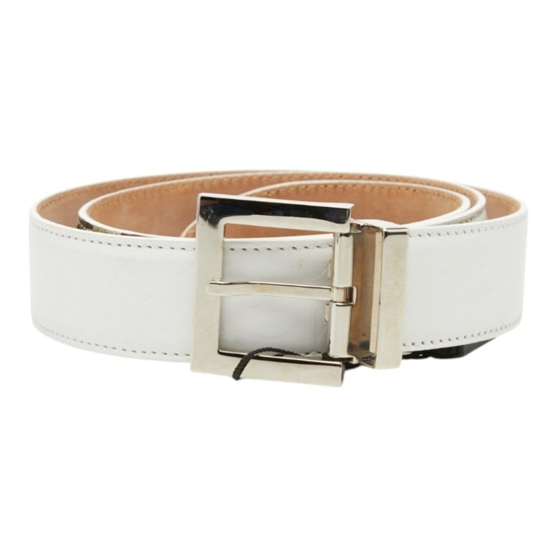 Dolce & Gabbana DG Logo Plain Belt, Size 90 (36), White Leather, Men's.: --- Catalog ---Category: SizeLength: 86cm - 96cm / 33.85'' - 37.79''Category: DesignType: Standard beltColor: WhiteGender: MenMaterial (Strap): Leather Category: GeneralBrand: Dolce & Gabbana--- Item 