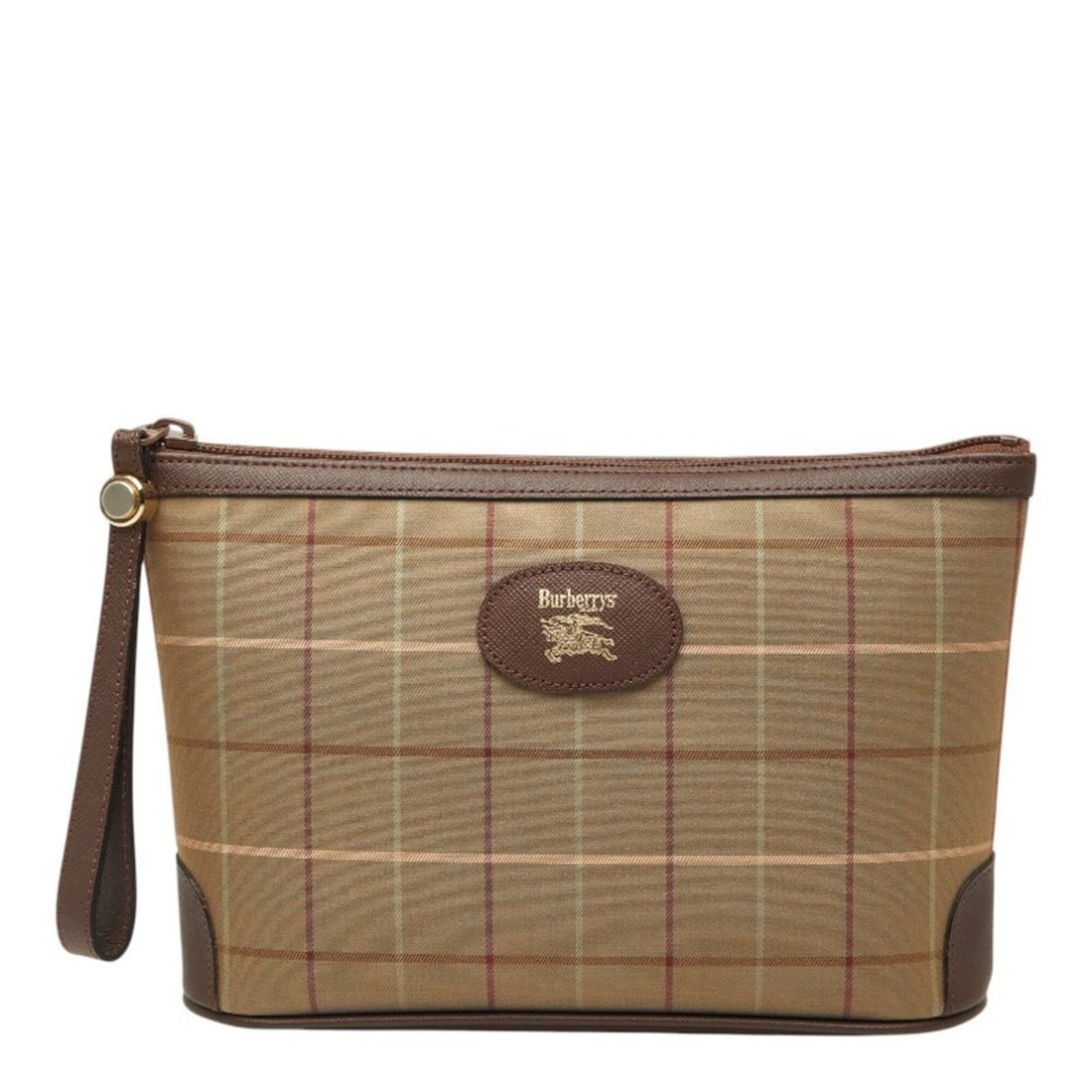 Burberry Check Handbag Pouch Khaki Green Brown Canvas Leather Women's BURBERRY: --- Catalog ---Category: SizeSize (HxWxD): 15.5cm x 22cm x 5.5cm / 6.1'' x 8.66'' x 2.16''Category: DesignType: Handbag, PouchColor: Brown, Green, KhakiGender: WomenMaterial: Canvas , Leather Category