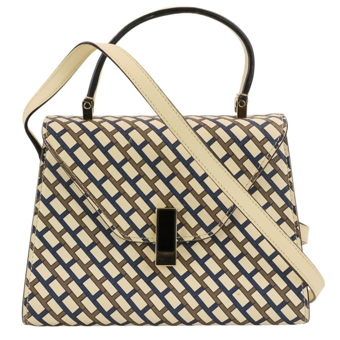 Valextra Iside Mini 2-Way Shoulder Bag/Handbag, White/Multicolor, Women's: --- Catalog ---Category: SizeSize (HxWxD): 15cm x 18.5cm x 9.5cm / 5.9'' x 7.28'' x 3.74''Category: DesignType: Handbag, Shoulder bagColor: Multi-color, WhiteGender: WomenCategory: GeneralBrand: Valex