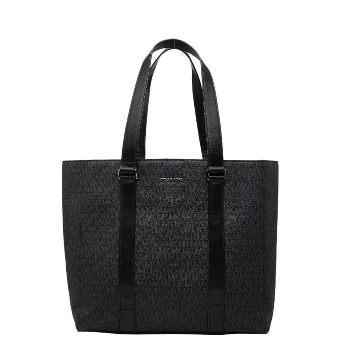 Michael Kors MK Signature Tote Bag Handbag 37F1LCOT3B Black Leather Men's: --- Catalog ---Category: SizeSize (HxWxD): 34cm x 38cm x 12cm / 13.38'' x 14.96'' x 4.72''Category: DesignType: Handbag, Tote bagColor: BlackGender: MenMaterial: PVC , Leather Category: GeneralBrand: 