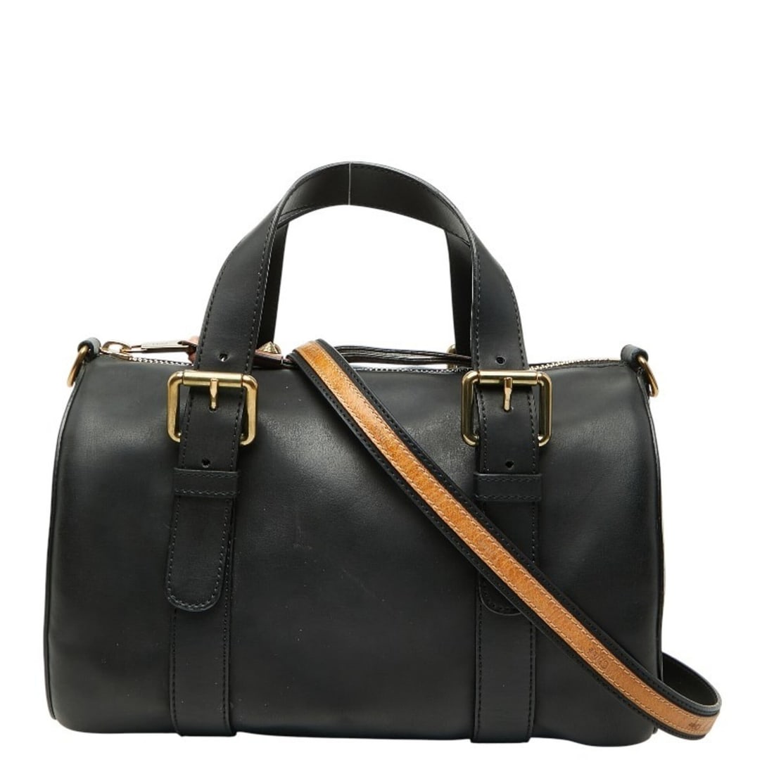 Chloé Chloe Sam Handbag Mini Boston Shoulder Bag 2WAY Black Leather Women's: --- Catalog ---Category: SizeSize (HxWxD): 19cm x 28cm x 16cm / 7.48'' x 11.02'' x 6.29''Category: DesignType: Boston bag, Handbag, Shoulder bagColor: BlackGender: WomenMaterial: Leather Category: Gen