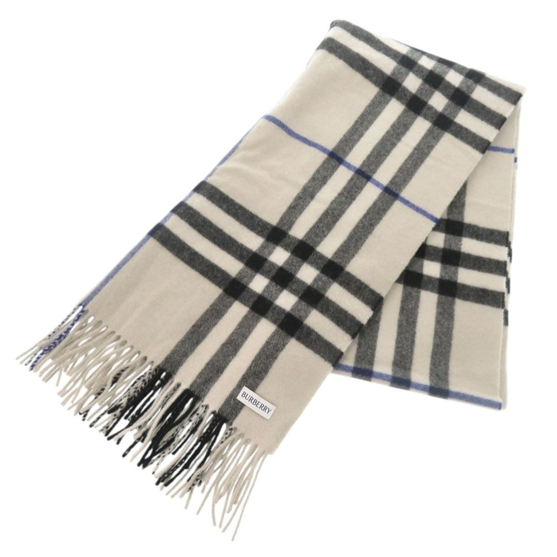 Burberry Check Cashmere Gray Scarf 0503BURBERRY: --- Catalog ---Category: SizeSize (LxW): 2.14m / 84.25''Category: DesignType: StoleColor: GrayGender: WomenMaterial: Cashmere Category: GeneralBrand: Burberry--- Item List ---Section: ConditionRanking