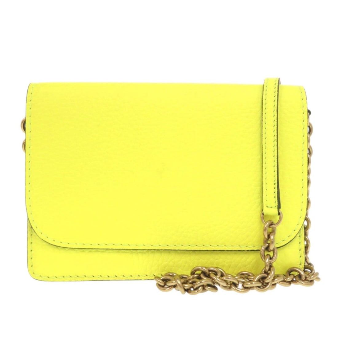 Burberry Leather Neon Yellow Shoulder Bag Wallet 1045BURBERRY: --- Catalog ---Category: SizeSize (HxWxD): 13.5cm x 19cm x 3.5cm / 5.31'' x 7.48'' x 1.37''Category: DesignType: Shoulder bagColor: YellowGender: WomenMaterial: Leather Category: GeneralBrand: Burberr