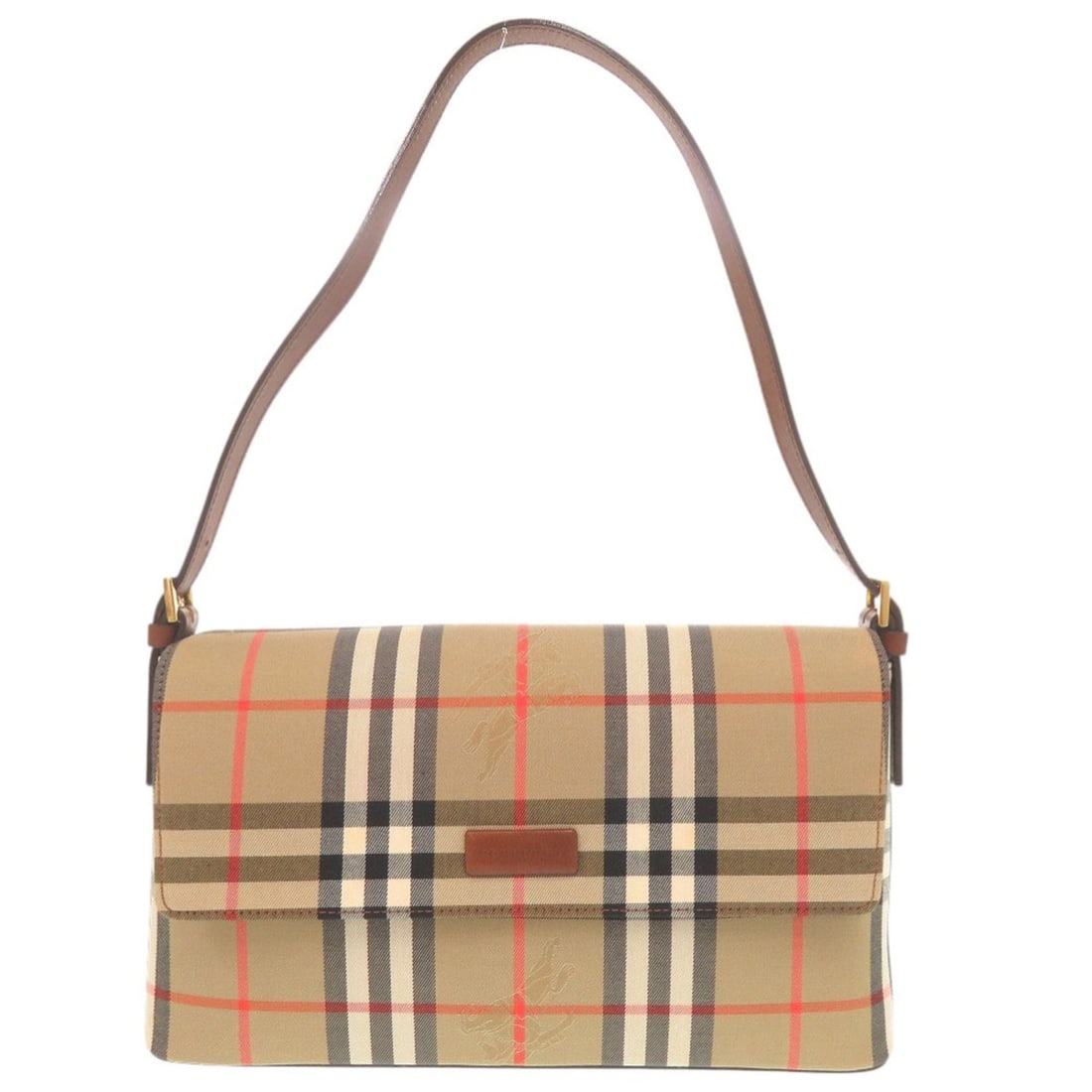Burberry Vintage Check Shadow Horse Canvas Leather Beige Brown One-Shoulder Bag Shoulder: --- Catalog ---Category: SizeSize (HxWxD): 16.5cm x 29cm x 6cm / 6.49'' x 11.41'' x 2.36''Category: DesignType: Shoulder bagColor: Beige brownGender: WomenMaterial: Canvas Category: GeneralBrand: Burb