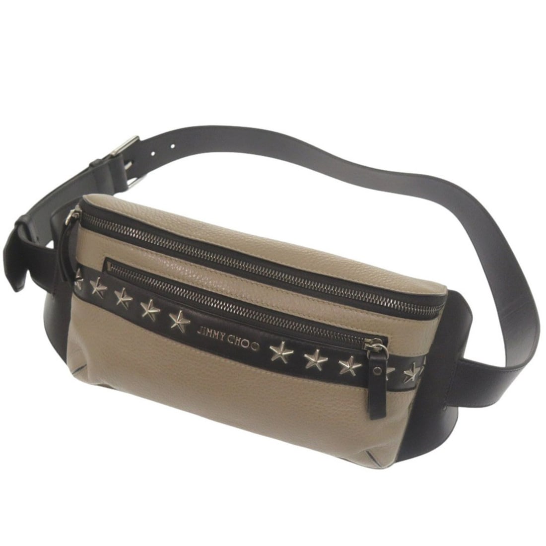 Jimmy Choo Oscar Star Studded Leather Brown Bag, Body Waist 0598 JIMMY CHOO Men's: --- Catalog ---Category: SizeSize (HxWxD): 15cm x 27cm x 5cm / 5.9'' x 10.62'' x 1.96''Category: DesignType: Sling bagColor: Black, BrownGender: MenMaterial: Leather Category: GeneralBrand: Jimmy Choo