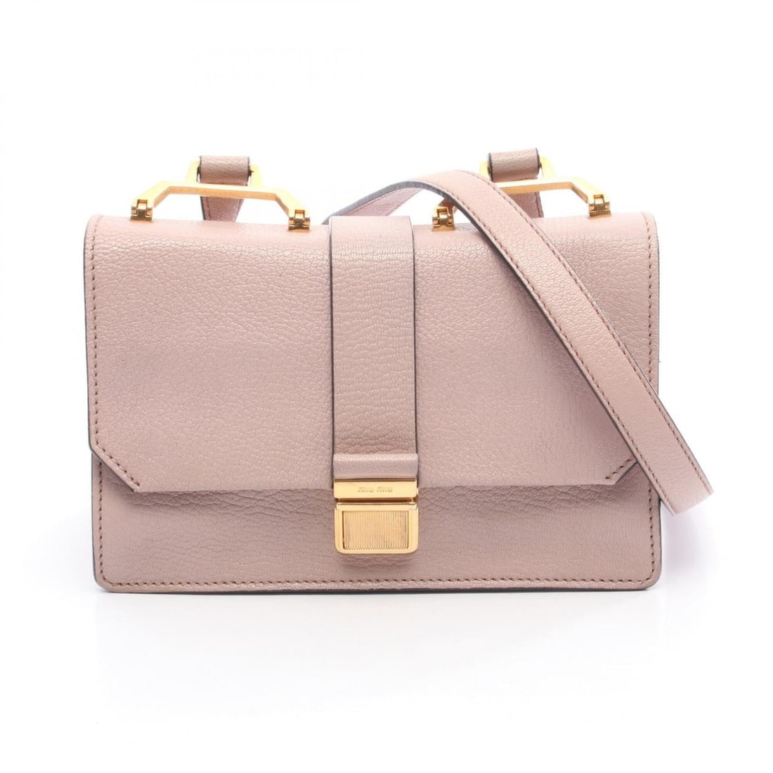 Miu Miu Miu Madras Shoulder Bag Handbag Leather Women's Pink 5BH609: --- Catalog ---Category: SizeSize (HxWxD): 13cm x 20.5cm / 5.11'' x 8.07''Category: DesignType: Handbag, Shoulder bagColor: PinkGender: WomenMaterial: Leather Category: GeneralMPN: 5BH609Brand: Miu Mi