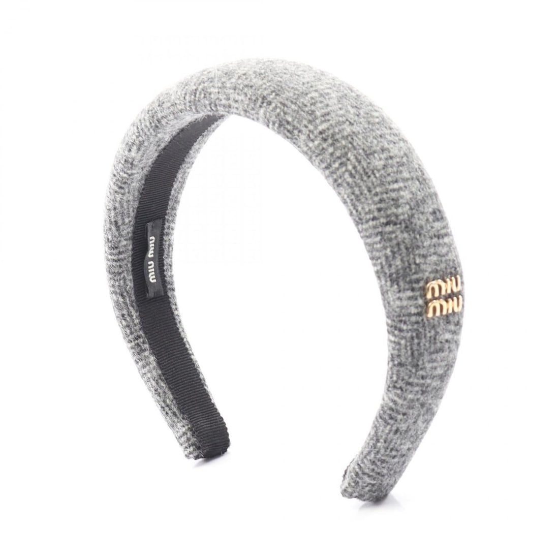 Miu Miu Miu women's wool sweater, gray, size 51H025: --- Catalog ---Category: SizeSize (LxW): 14cm x 16cm / 5.51'' x 6.29''Category: DesignType: Alice bandColor: GrayGender: WomenCategory: GeneralMPN: 51H025Brand: Miu Miu--- Item List ---Section: Condit