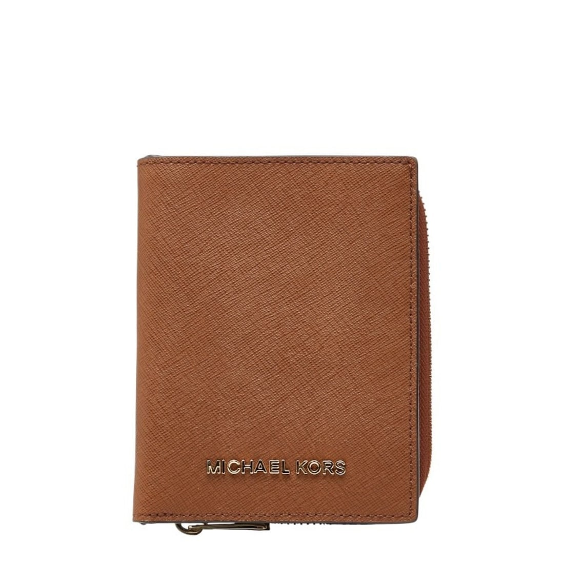Michael Kors - Business Card Holder/Card Case/Pass Case/Round Zipper Wallet/Coin Purse, Brown: --- Catalog ---Category: DesignType: Business card caseColor: BrownGender: WomenMaterial: Leather Category: GeneralBrand: Michael KorsCategory: Physical PropertiesSize (HxWxD): 10cm x 13.5cm x 3.5cm /