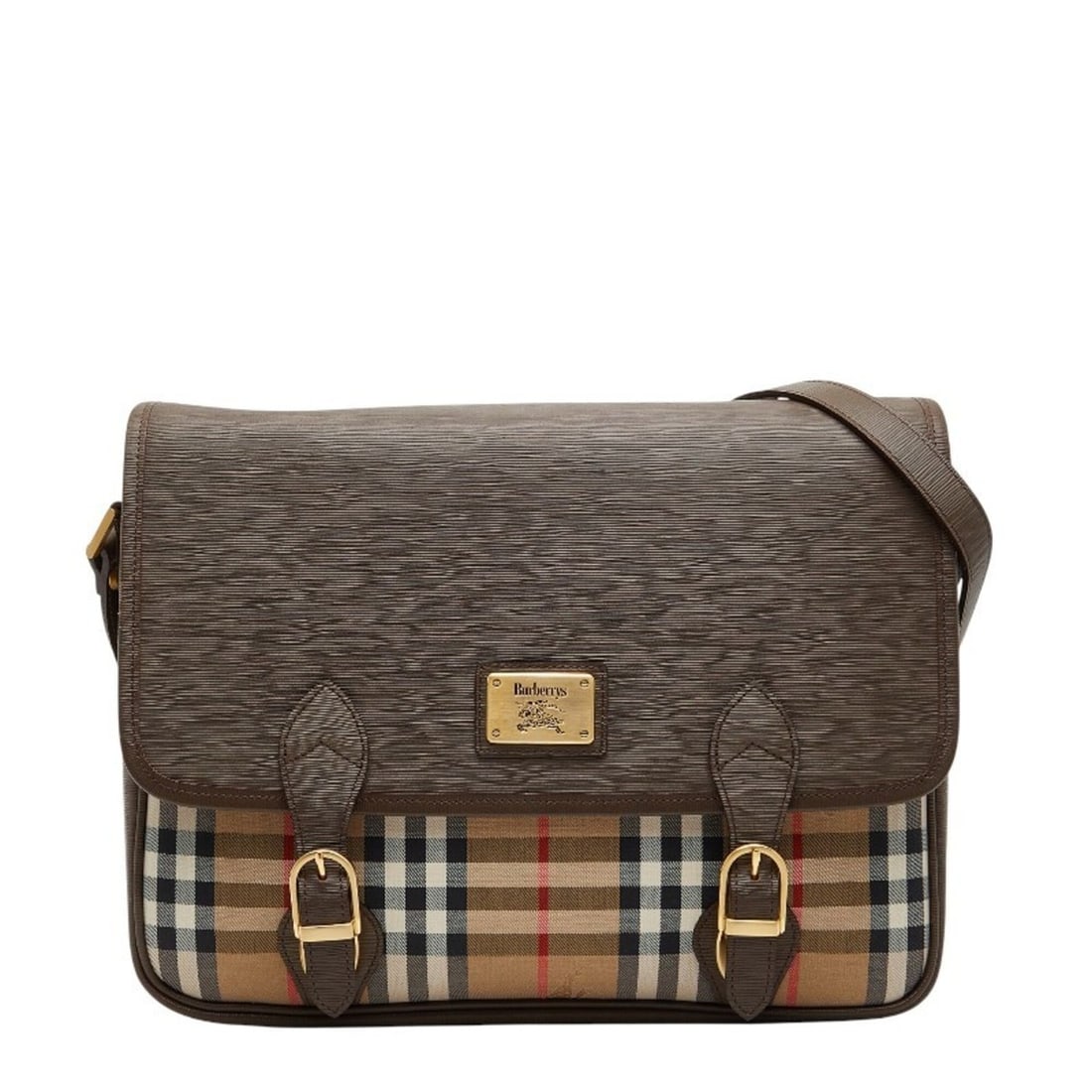 Burberry Nova Check Shadow Horse Shoulder Bag, Brown/Beige Canvas Leather, Women's.: --- Catalog ---Category: SizeSize (HxWxD): 24cm x 30cm x 7cm / 9.44'' x 11.81'' x 2.75''Category: DesignType: Shoulder bagColor: Beige, BrownGender: WomenMaterial: Canvas , Leather Category: GeneralBr