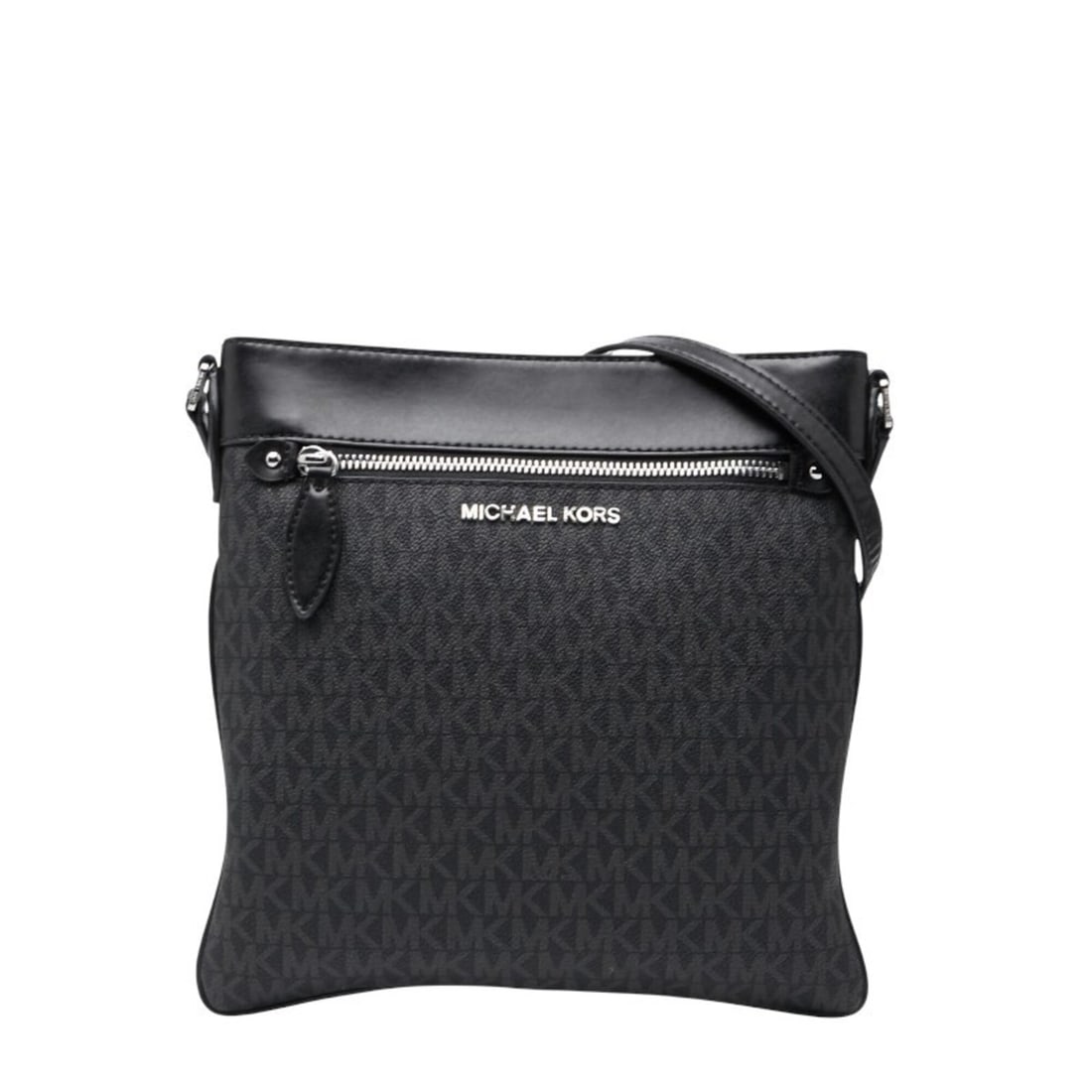 Michael Kors Signature Connie Shoulder Bag, Crossbody Black, Women's: --- Catalog ---Category: SizeSize (HxWxD): 25.5cm x 25cm x 1cm / 10.03'' x 9.84'' x 0.39''Category: DesignColor: BlackGender: WomenMaterial: PVC Category: GeneralBrand: Michael Kors--- Item List ---Se