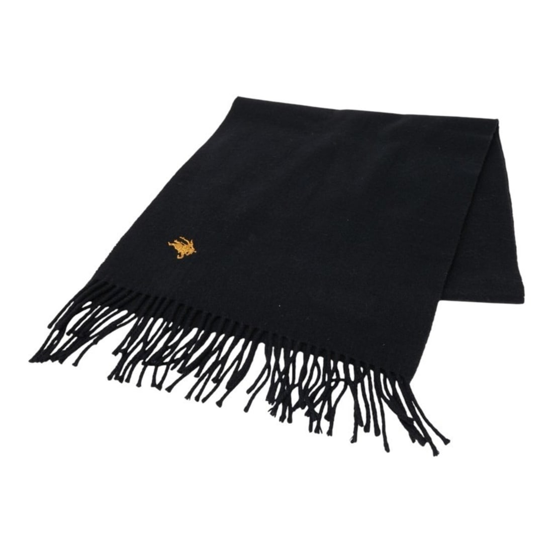 Burberry Shadow Horse Embroidered Scarf, Black & Gold, Cashmere, Women's.: --- Catalog ---Category: SizeSize (LxW): 1.46m x 31.5cm / 57.48'' x 12.4''Category: DesignColor: BlackGender: WomenMaterial: Cashmere Category: GeneralBrand: Burberry--- Item List ---Section: Conditio