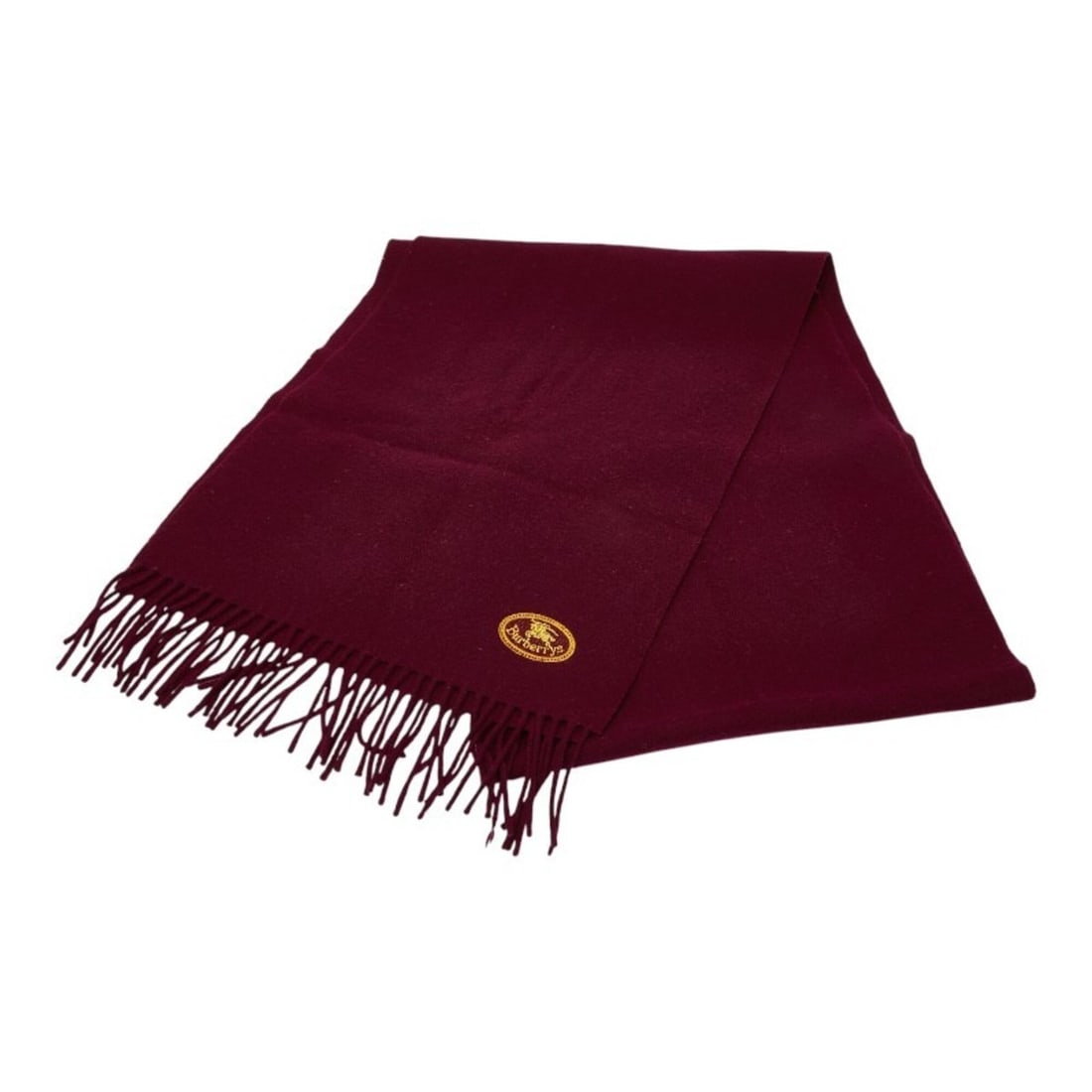 Burberry logo embroidered scarf, wine red/burgundy wool, women's.: --- Catalog ---Category: SizeSize (LxW): 1.88m x 31cm / 74.01'' x 12.2''Category: DesignColor: Bordeaux, Red colorGender: WomenMaterial: Embroidery Category: GeneralBrand: Burberry--- Item List ---Sec