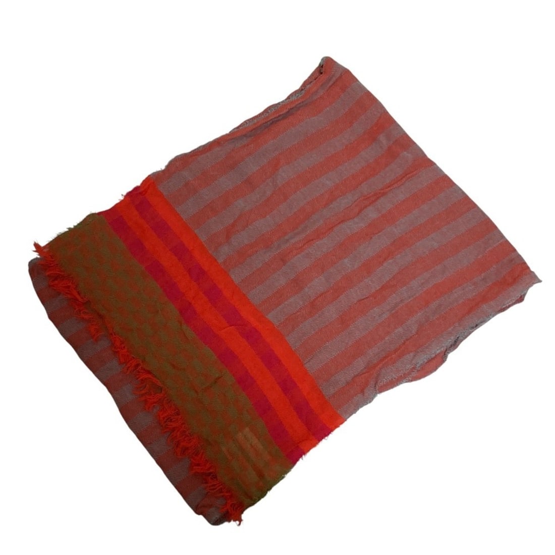 Comme des Garçons COMME des GARCONS EDITED LOCHCARRON wool tartan check stole, red, for men and (1 of 9)