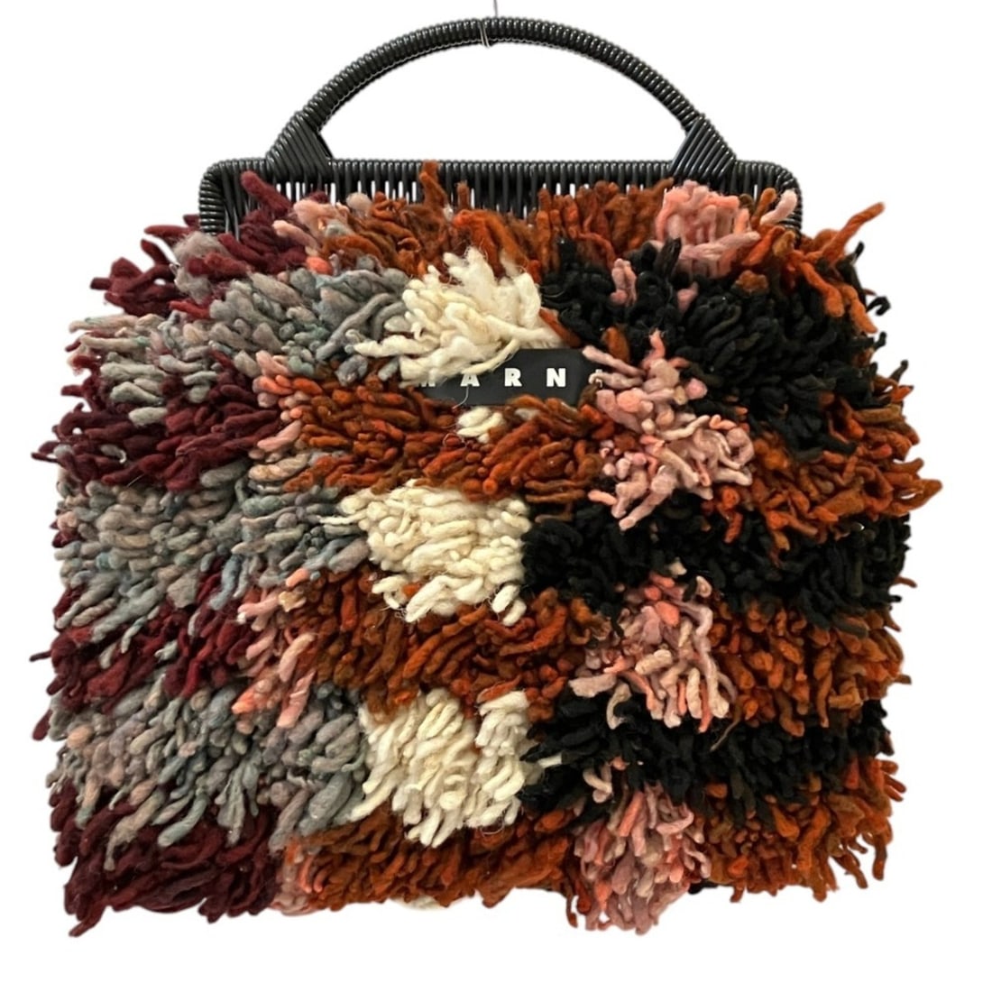 MARNI Wooly Crochet Handbag, Multicolor, Women's: --- Catalog ---Category: SizeSize (HxWxD): 37cm x 42cm x 6cm / 14.56'' x 16.53'' x 2.36''Category: DesignType: HandbagColor: Multi-colorGender: WomenCategory: GeneralBrand: Marni--- Item List ---Secti