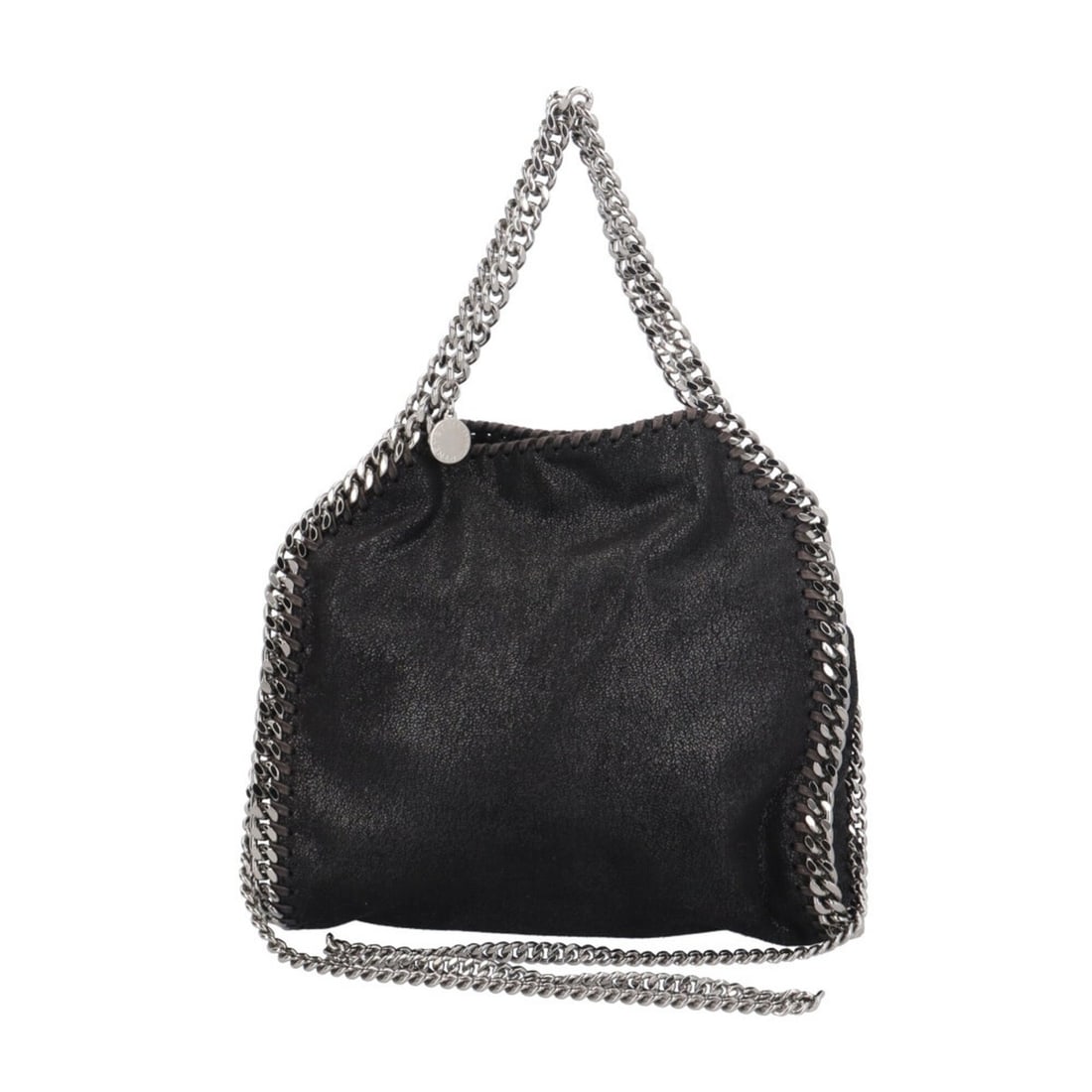 Stella McCartney Falabella Mini Tote Bag, Shoulder Handbag, Polyester, 371223, Black, Women's, 2-way (1 of 8)
