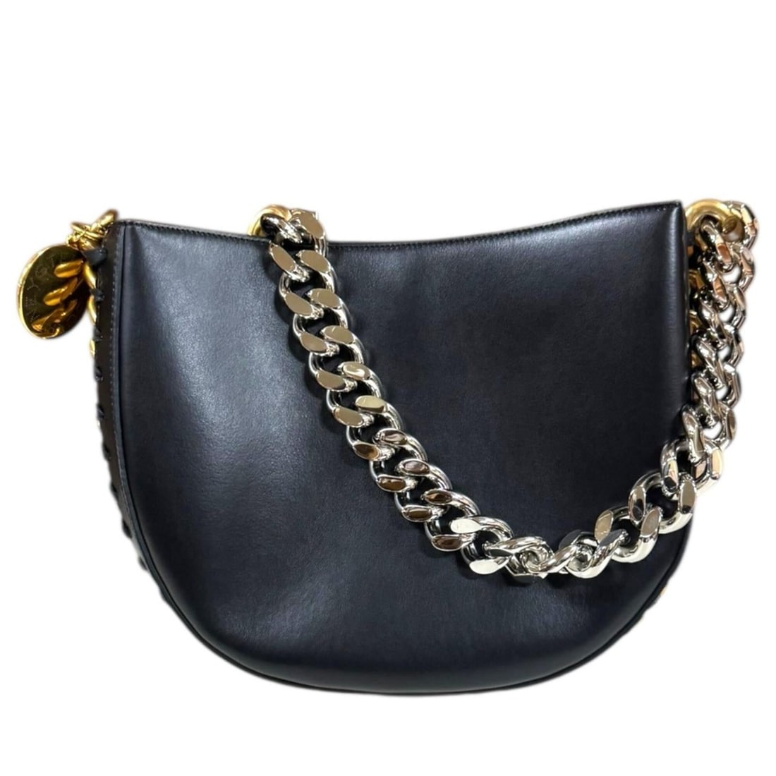 Stella McCartney Shoulder Bag, Polyester 700236 W8839 Black, Women's, Chain (1 of 13)