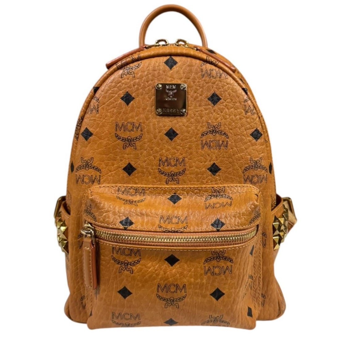 MCM Stark Backpack Mini Visetos Backpack/Daypack Leather MMK 6SVE41 CO001 Women's (1 of 17)