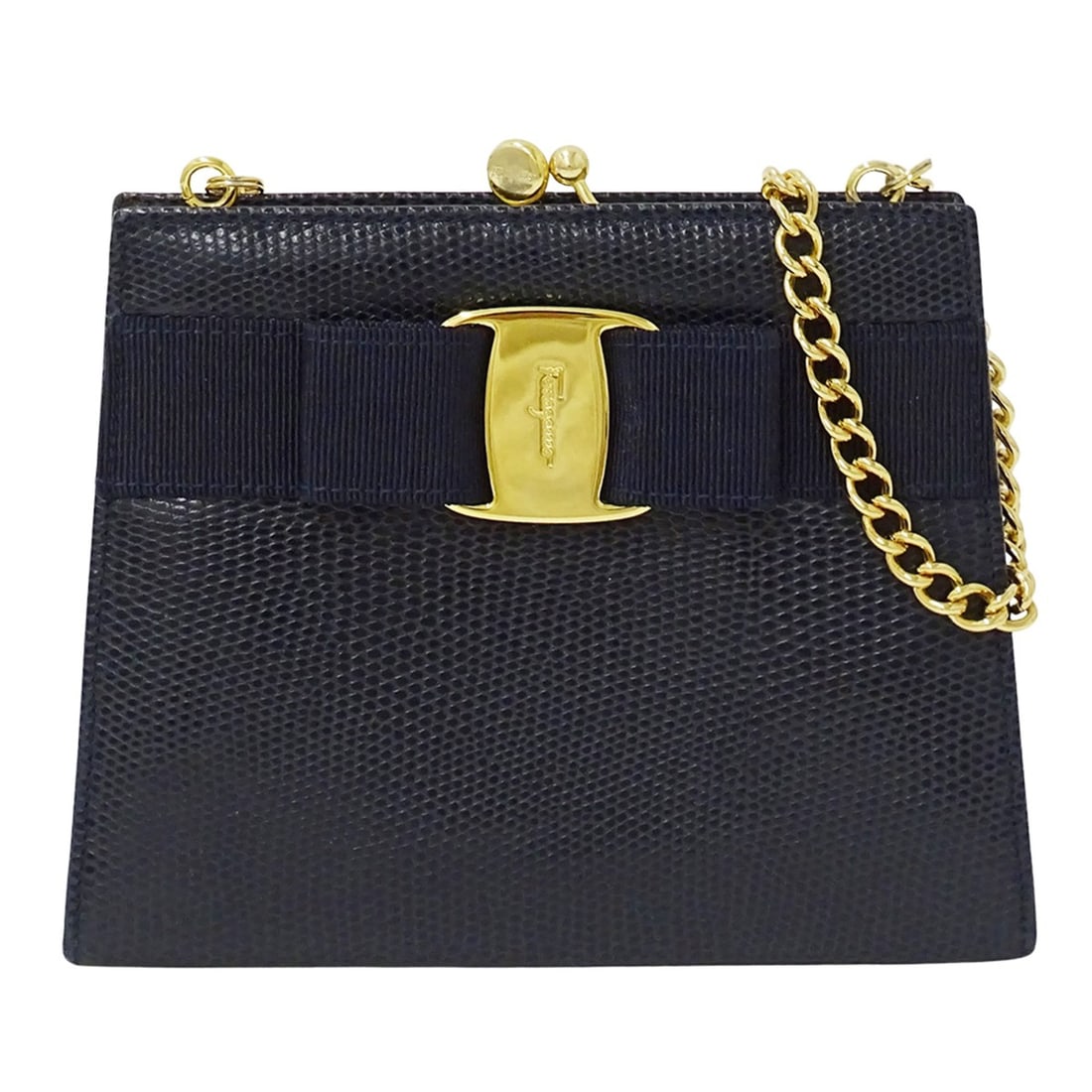 Salvatore Ferragamo Ferragamo handbag for women, brand name shoulder bag, Vara ribbon, leather,: --- Catalog ---Category: SizeSize (HxWxD): 12.5cm x 14cm x 4.5cm / 4.92'' x 5.51'' x 1.77''Category: DesignType: Handbag, Shoulder bagColor: NavyGender: WomenMaterial: Leather Category: GeneralBrand: 