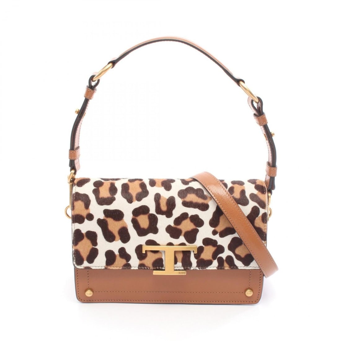 Tod's T-Timeless Shoulder Bag/Handbag, Leather, Women's, Brown: --- Catalog ---Category: SizeSize (HxWxD): 16cm x 23.5cm / 6.29'' x 9.25''Category: DesignType: Handbag, Shoulder bagColor: BrownGender: WomenMaterial: Leather Category: GeneralBrand: Tod's--- Item Li