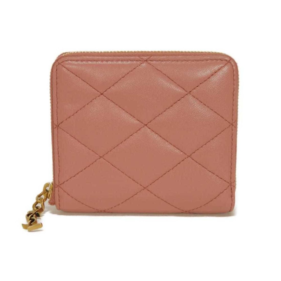 Yves Saint Laurent Saint Laurent Paris Cassandra Compact Wallet, Diamond Quilted, RFID-Proof, YSL (1 of 20)