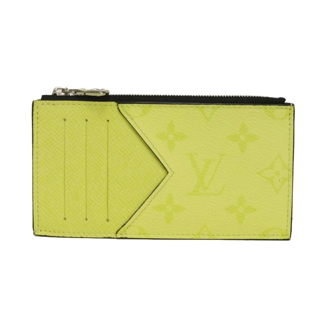 Louis Vuitton coin case/card holder with LV logo, flower design, pastel, RFID-protected, Taigarama: --- Catalog ---Category: DesignType: Card caseColor: Monogram, YellowGender: MenMaterial: Taiga leather Category: GeneralMPN: M14109Brand: Louis VuittonCategory: Physical PropertiesSize (HxWxD): 8cm x