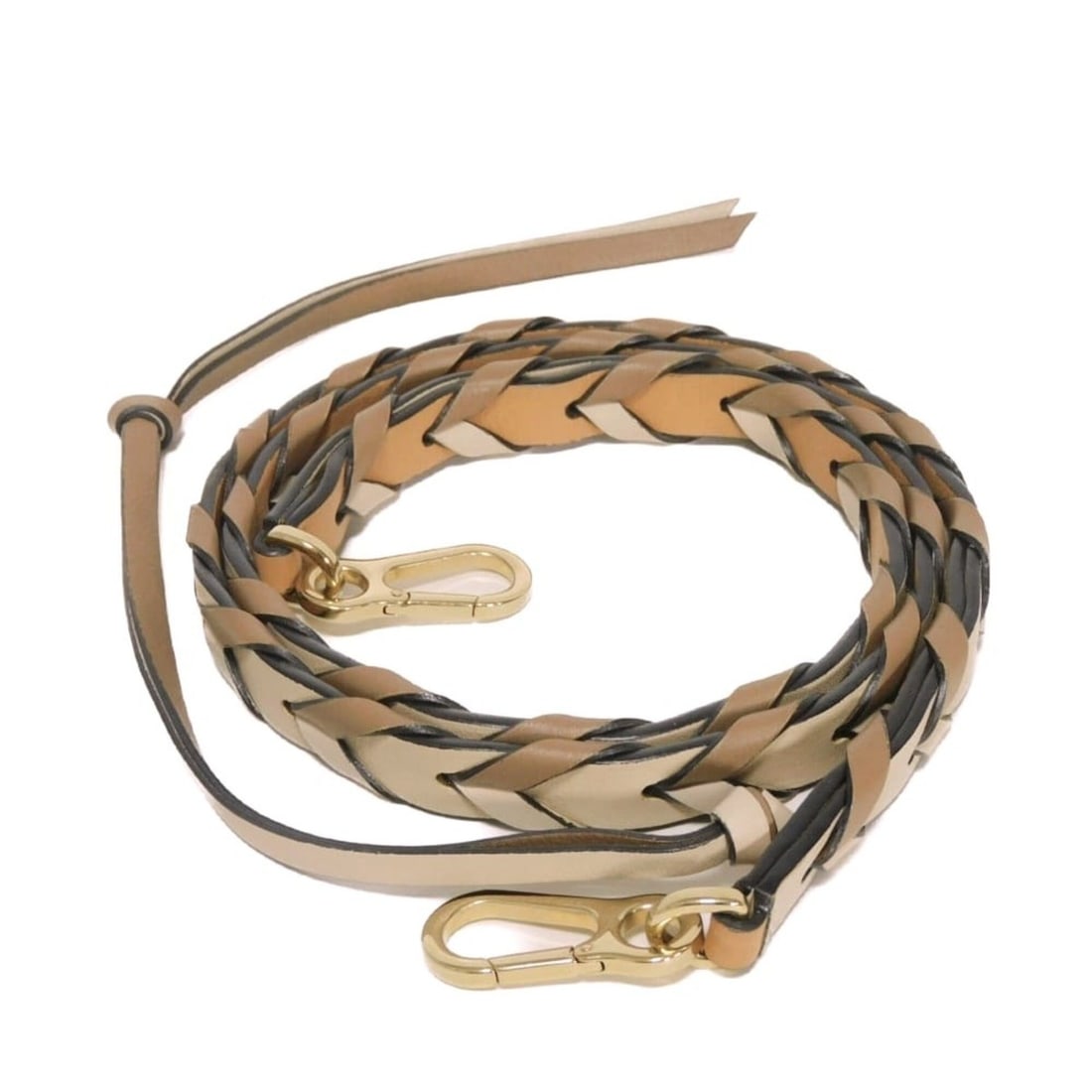 Loewe LOEWE Shoulder Strap Thin Braided Strap, Camel, Greige, Multicolor, Logo, Brown, 112.30.S94,: --- Catalog ---Category: SizeSize (HxWxD): 115cm x 1.5cm x 5.00mm / 45.27'' x 0.59'' x 0.19''Category: DesignType: StrapColor: GoldGender: Men,WomenCategory: GeneralMPN: 112.30.S94Brand: Loewe--- Item
