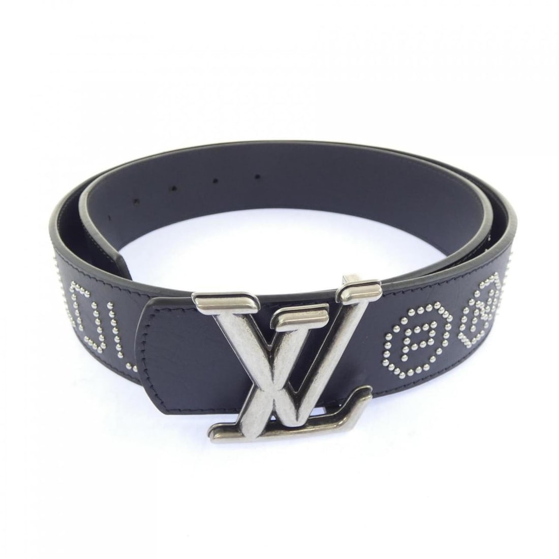 Louis Vuitton LV Dimension Rocabies Stud 40mm Reversible M4382 NIGO Belt: --- Catalog ---Category: SizeWidth: 4cm / 1.57''Length: 85cm - 95cm / 33.46'' - 37.4''Category: DesignType: Standard beltColor: BlackGender: MenCategory: GeneralMPN: M4382 NIGOBrand: Louis Vuitton--- 