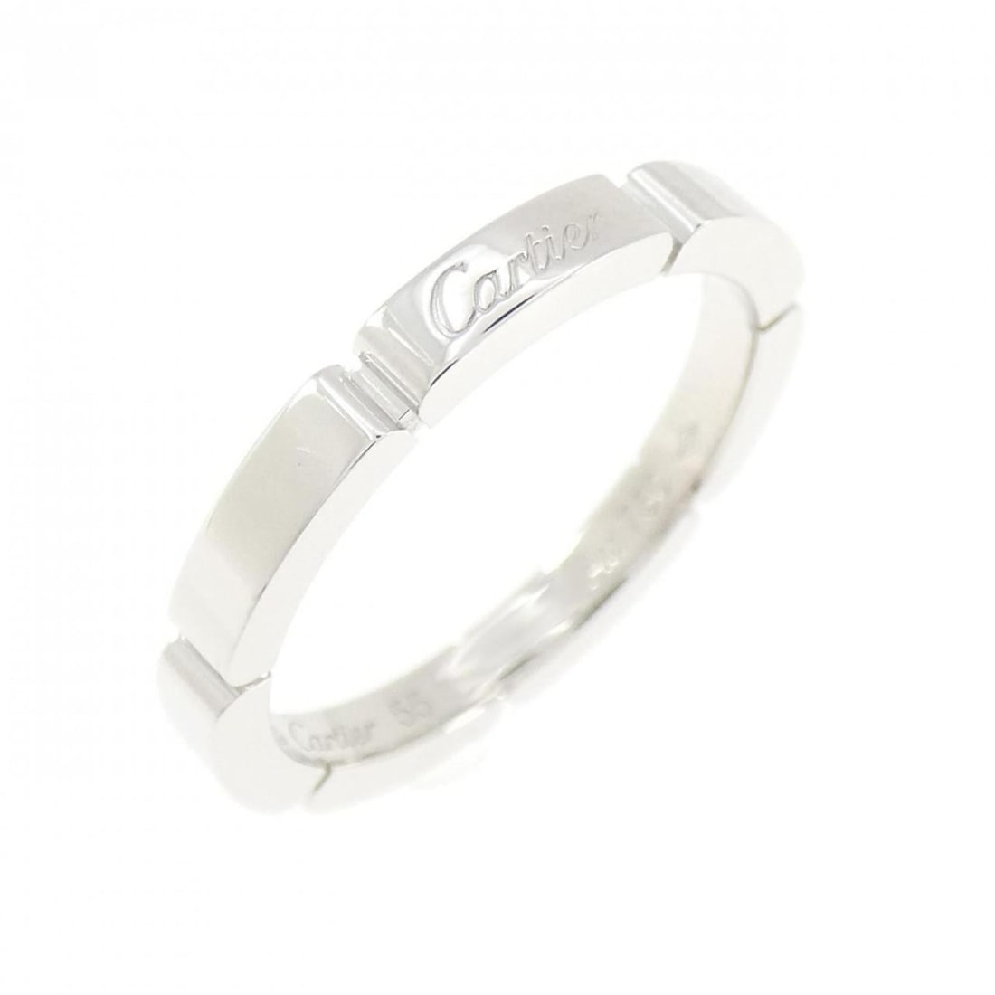 Cartier Maillon Panthère Ring: --- Catalog ---Category: SizeUS Size: 7.5Brand Size: 55Category: DesignType: Band ringColor: White goldGender: WomenMaterial: White gold (18K)Category: GeneralMPN: CRB4083500Brand: Cartier--- Item