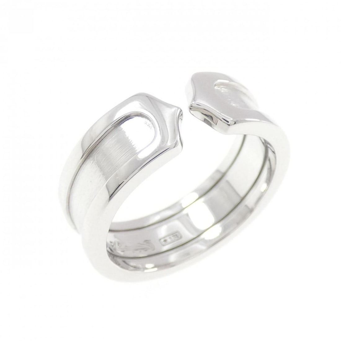 Cartier C2 Small Ring: --- Catalog ---Category: SizeUS Size: 6Brand Size: 51Category: DesignType: Band ringColor: White goldGender: WomenMaterial: White gold (18K)Category: GeneralMPN: B4040500Brand: Cartier--- Item List --